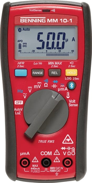 BENNING Digital Multimeter MM 10 1 0 1 Mv 1 000 V True RMS 44687
