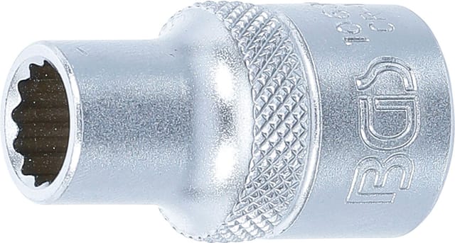 BGS Steckschlüssel Einsatz Zwölfkant Antrieb Innenvierkant 12 5 Mm 1 2 Zoll SW 10 Mm 10630