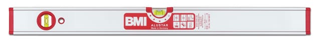BMI Wasserwaage ALUSTAR 40Cm Alu Silber 0 5 Mm M M Magnet 694040 EM