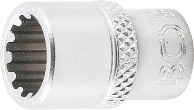 BGS Steckschlüssel Einsatz Gear Lock Antrieb Innenvierkant 6 3 Mm 1 4 Zoll SW 10 Mm 10110