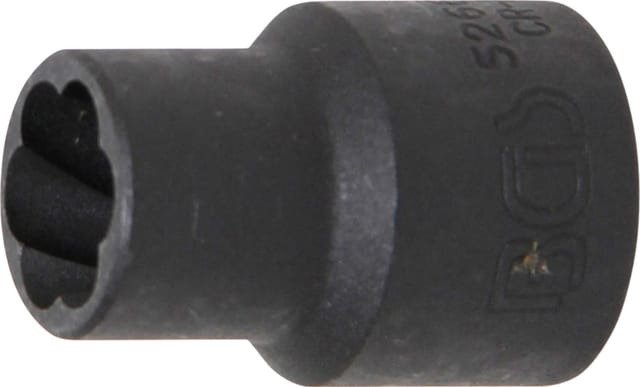 BGS Spiral Profil Steckschlüssel Einsatz Schraubenausdreher Antrieb Innenvierkant 12 5 Mm 1 2 Zoll SW 12 Mm 5266 12