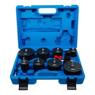 BGS Turbolader Ladeluft System Prüfkoffer Satz 9Tlg 70339