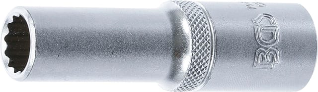 BGS Steckschlüssel Einsatz Zwölfkant Tief Antrieb Innenvierkant 12 5 Mm 1 2 Zoll SW 12 Mm 10662