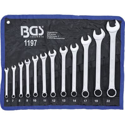 BGS Maul Ringschlüssel Satz 6 22 Mm 12Tlg 1197