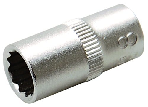 BGS Steckschlüssel Einsatz Zwölfkant Antrieb Innenvierkant 6 3 Mm 1 4 Zoll SW 8 Mm 10778