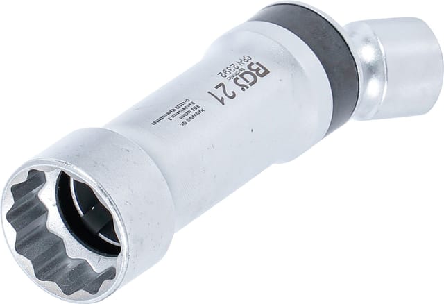 BGS Zündkerzen Gelenkeinsatz Zwölfkant Mit Haltefeder Antrieb Innenvierkant 10 Mm 3 8 Zoll SW 21 Mm 2392