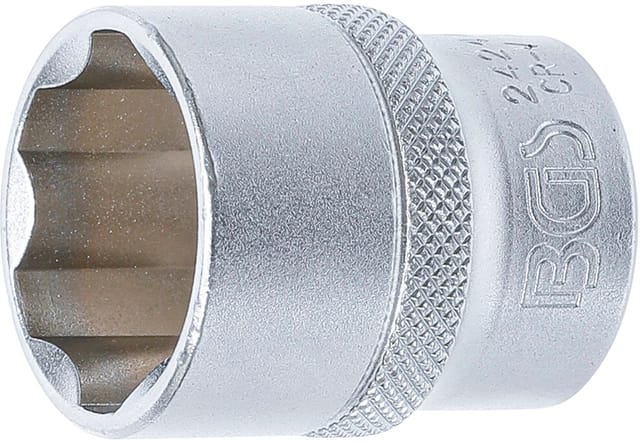 BGS Steckschlüssel Einsatz Super Lock Antrieb Innenvierkant 12 5 Mm 1 2 Zoll SW 24 Mm 2424