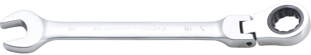 BGS Ratschenring Maulschlüssel Abwinkelbar SW 18 Mm 6718