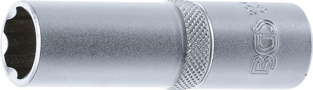 BGS Steckschlüssel Einsatz Super Lock Tief Antrieb Innenvierkant 12 5 Mm 1 2 Zoll SW 15 Mm 2945