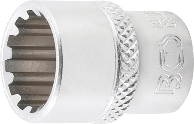 BGS Steckschlüssel Einsatz Gear Lock Antrieb Innenvierkant 6 3 Mm 1 4 Zoll SW 13 Mm 10113