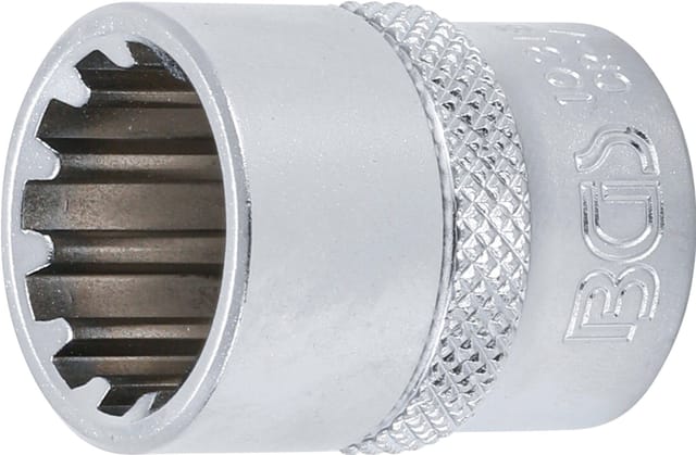 BGS Steckschlüssel Einsatz Gear Lock Antrieb Innenvierkant 10 Mm 3 8 Zoll SW 16 Mm 10316