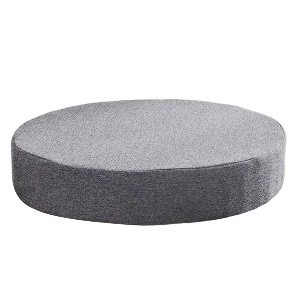 Rundes Stuhlkissen Für Esszimmer, Küche, Gartenstühle, Abnehmbarer Bezug Für Drinnen Und Draußen, Wohnzimmer, Terrasse, Büro, Geschäft – 45 X 45 X 8 Cm – Grau