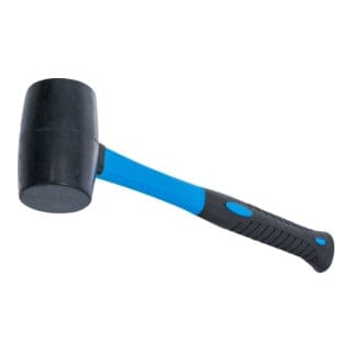 BGS Gummihammer Fiberglasstiel Schwarzer Kopf Ø 50 Mm 250 G 1960