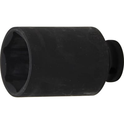 BGS Kraft Steckschlüssel Einsatz Sechskant Tief Antrieb Innenvierkant 12 5 Mm 1 2 Zoll SW 36 Mm 7236