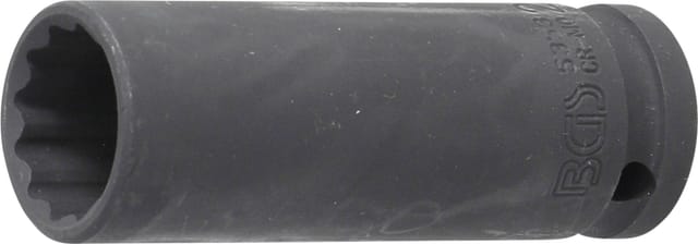 BGS Kraft Steckschlüssel Einsatz Zwölfkant Tief Antrieb Innenvierkant 12 5 Mm 1 2 Zoll SW 21 Mm 5353