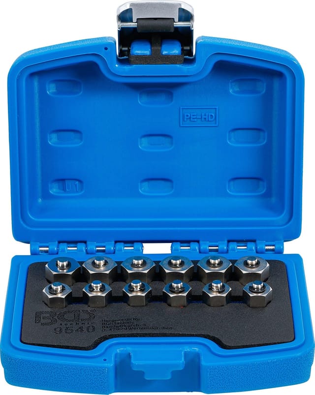BGS Injektor Verschlussstopfen Satz 12Tlg 9540