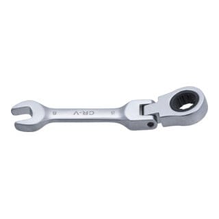 BGS Ratschenring Maulschlüssel Kurz Abwinkelbar SW 8 Mm 6908