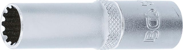 BGS Steckschlüssel Einsatz Gear Lock Tief Antrieb Innenvierkant 10 Mm 3 8 Zoll SW 11 Mm 10351