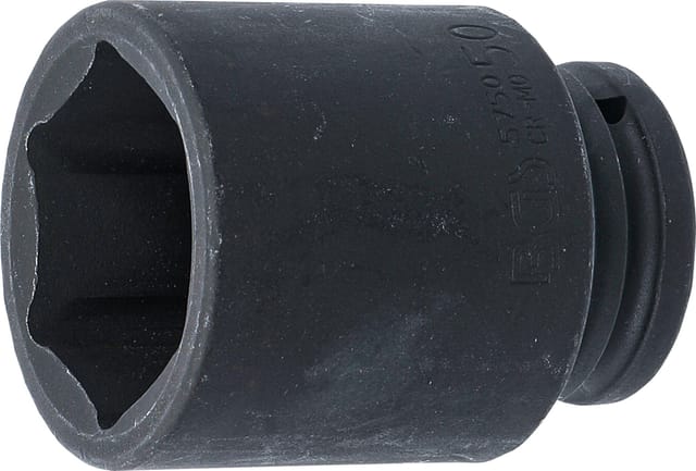 BGS Kraft Steckschlüssel Einsatz Sechskant Tief Antrieb Innenvierkant 20 Mm 3 4 Zoll SW 50 Mm 5750