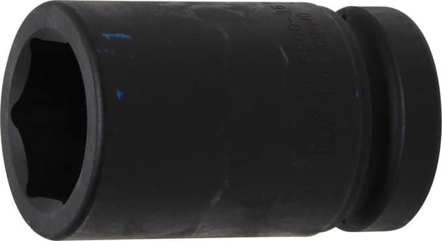 BGS Kraft Steckschlüssel Einsatz Sechskant Tief Antrieb Innenvierkant 25 Mm 1 Zoll SW 36 Mm 5500 36