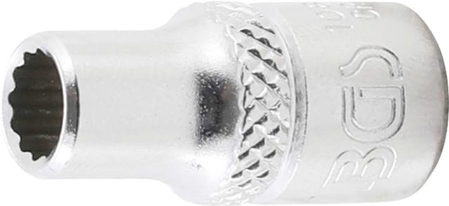 BGS Steckschlüssel Einsatz Zwölfkant Antrieb Innenvierkant 6 3 Mm 1 4 Zoll SW 7 32 Zoll 10872