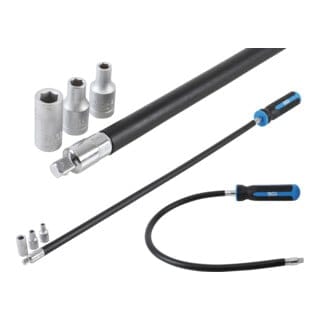 BGS Schlauchklemmen Schraubendreher Set 6 3 Mm 1 4 Zoll 500 Mm 7824