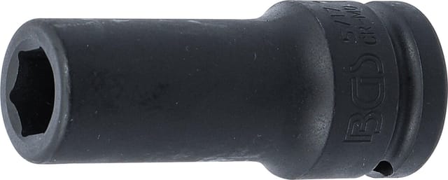 BGS Kraft Steckschlüssel Einsatz Sechskant Tief Antrieb Innenvierkant 20 Mm 3 4 Zoll SW 17 Mm 5717