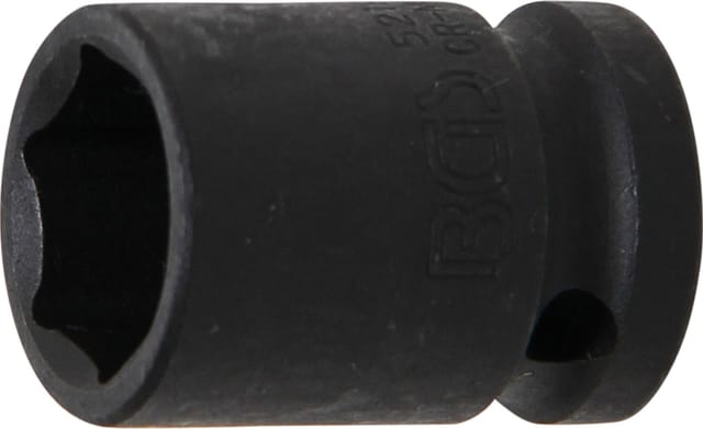 BGS Kraft Steckschlüssel Einsatz Sechskant Antrieb Innenvierkant 12 5 Mm 1 2 Zoll SW 19 Mm 5219