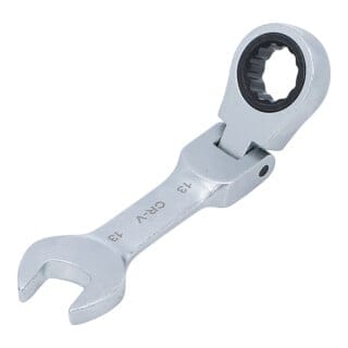 BGS Ratschenring Maulschlüssel Kurz Abwinkelbar SW 13 Mm 6913