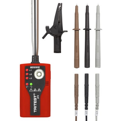 BENNING Drehfeldrichtungsanzeiger TRITEST Pro 400 500 V AC 20052
