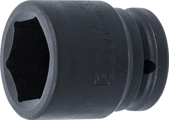 BGS Kraft Steckschlüssel Einsatz Sechskant Antrieb Innenvierkant 20 Mm 3 4 Zoll SW 33 Mm 5633