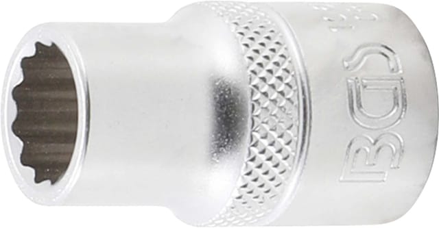 BGS Steckschlüssel Einsatz Zwölfkant Antrieb Innenvierkant 12 5 Mm 1 2 Zoll SW 12 Mm 10632