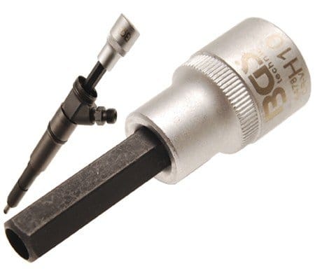 BGS Injektor Einsatz Antrieb Innenvierkant 12 5 Mm 1 2 Zoll Abtrieb Innensechskant 10 Mm 4478
