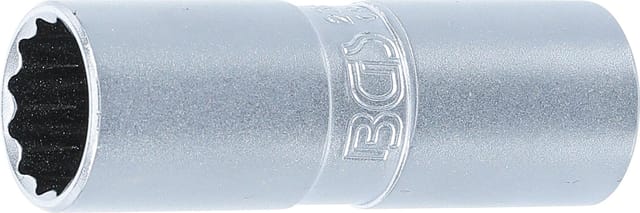BGS Zündkerzen Einsatz Mit Haltegummi Zwölfkant Antrieb Innenvierkant 12 5 Mm 1 2 Zoll SW 16 Mm 2385