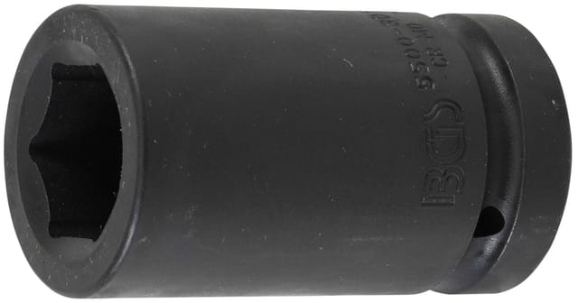 BGS Kraft Steckschlüssel Einsatz Sechskant Tief Antrieb Innenvierkant 25 Mm 1 Zoll SW 30 Mm 5500 30