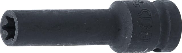 BGS Kraft Steckschlüssel Einsatz E Profil Tief Antrieb Innenvierkant 12 5 Mm 1 2 Zoll SW E12 Mm 5204 12