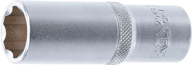 BGS Steckschlüssel Einsatz Super Lock Tief Antrieb Innenvierkant 12 5 Mm 1 2 Zoll SW 18 Mm 2948