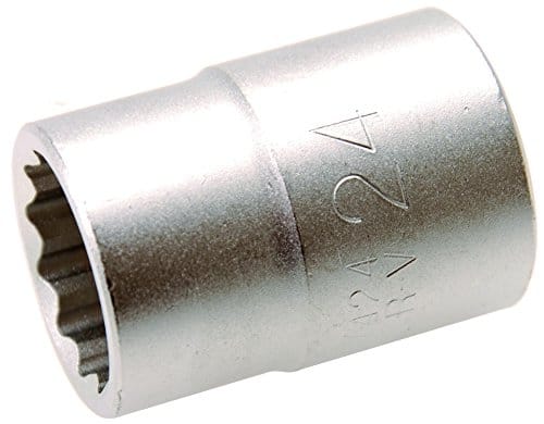 BGS Steckschlüssel Einsatz Zwölfkant Antrieb Innenvierkant 20 Mm 3 4 Zoll SW 24 Mm 7424