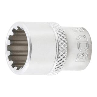 BGS Steckschlüssel Einsatz Gear Lock Antrieb Innenvierkant 6 3 Mm 1 4 Zoll SW 12 Mm 10112