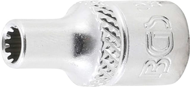 BGS Steckschlüssel Einsatz Gear Lock Antrieb Innenvierkant 6 3 Mm 1 4 Zoll SW 4 Mm 10104