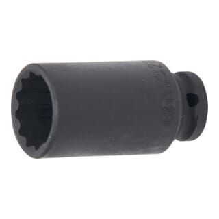 BGS Kraft Steckschlüssel Einsatz Zwölfkant Antrieb Innenvierkant 12 5 Mm 1 2 Zoll SW 28 Mm 5352