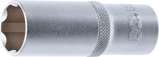 BGS Steckschlüssel Einsatz Super Lock Tief Antrieb Innenvierkant 12 5 Mm 1 2 Zoll SW 21 Mm 2951