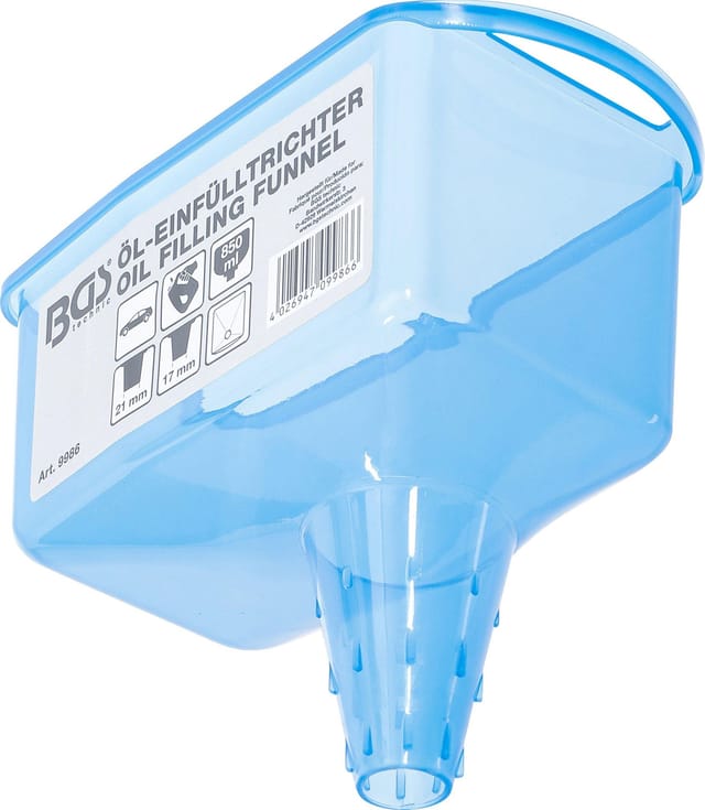 BGS Öl Einfülltrichter 850 Ml Reservoir 9986