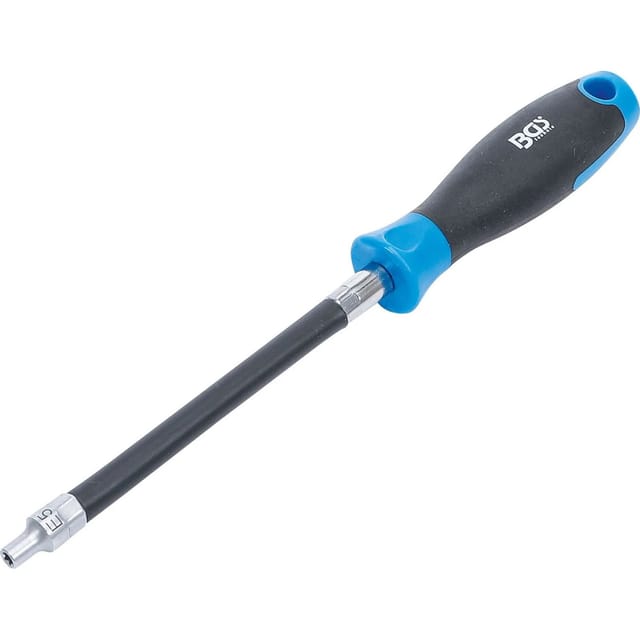 BGS Flexibler Schraubendreher Mit Rundgriff E Profil E 5 Klingenlänge 150 Mm 70021