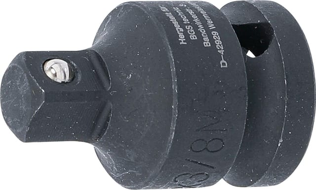 BGS Kraft Steckschlüssel Adapter Innenvierkant 12 5 Mm 1 2 Zoll Außenvierkant 10 Mm 3 8 Zoll 173