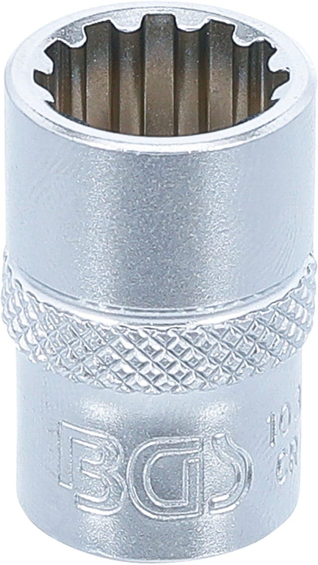 BGS Steckschlüssel Einsatz Gear Lock Antrieb Innenvierkant 10 Mm 3 8 Zoll SW 12 Mm 10312