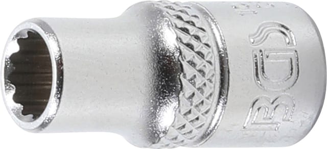 BGS Steckschlüssel Einsatz Zwölfkant Antrieb Innenvierkant 6 3 Mm 1 4 Zoll SW 6 Mm 10776