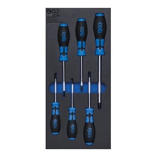 BGS Werkstattwageneinlage 1 3 Schraubendreher T Profil Für Torx 6Tlg 4078