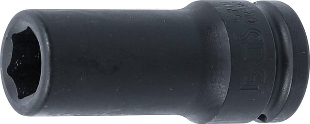 BGS Kraft Steckschlüssel Einsatz Sechskant Tief Antrieb Innenvierkant 20 Mm 3 4 Zoll SW 19 Mm 5719