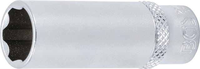 BGS Steckschlüssel Einsatz Super Lock Tief Antrieb Innenvierkant 6 3 Mm 1 4 Zoll SW 12 Mm 2972